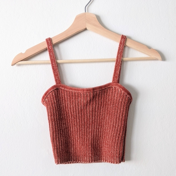 Kordal Tops - Kordal Plaited Tank - Paprika/Blush